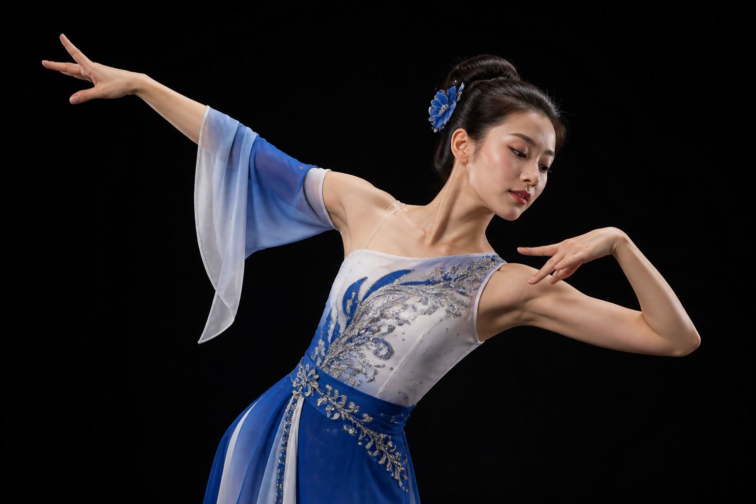 Expressive fusion dance class